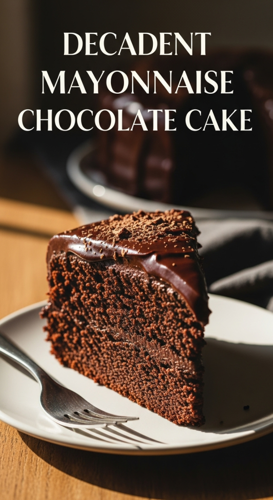 Decadent Mayonnaise Chocolate Cake: A Surprising Delight