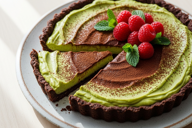 Decadent No-Bake Chocolate Avocado Tart: Creamy & Easy