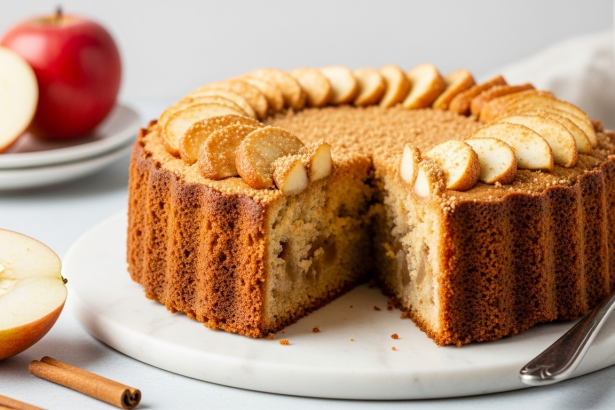 Delight in Sugar-Free Apple Spice Cake Sweetened Naturally