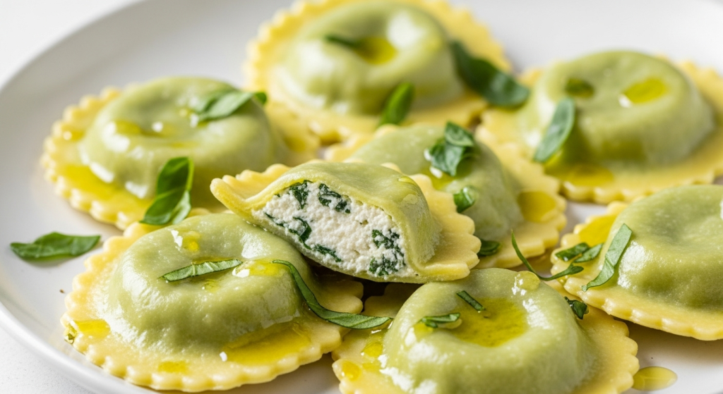Delightful Zucchini Ravioli Stuffed with Ricotta & Spinach