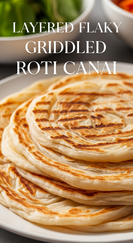 Discover the Art of Layered Flaky Griddled Roti Canai