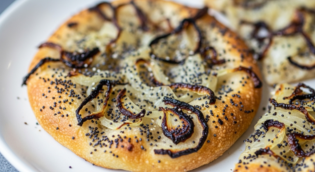 Exploring Best Onion & Poppy Seed Pletzel Flatbread: Crunchy Delights