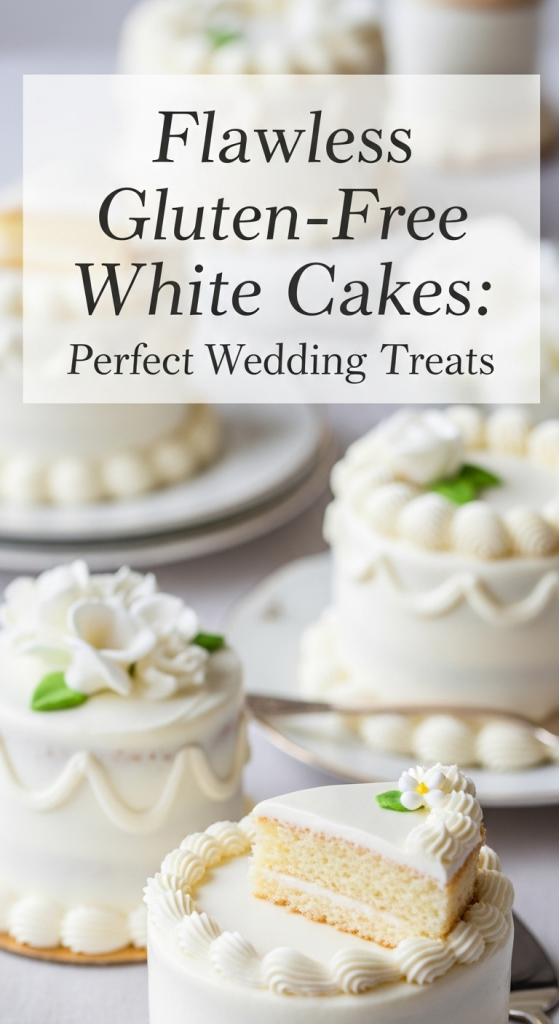 Flawless Gluten-Free White Cakes: Perfect Wedding Treats