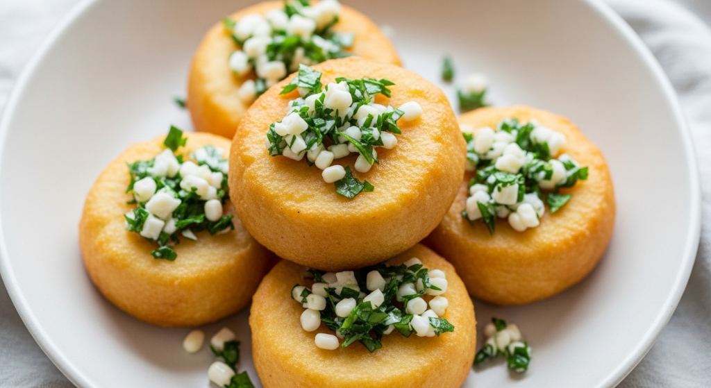 Golden Fried Bread with Garlic-Herb Lángos Twist Delight