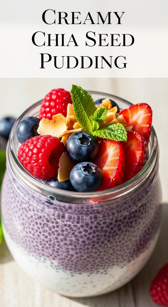 Healthy Creamy Chia Seed Pudding with Coconut Milk A Tropical Treat