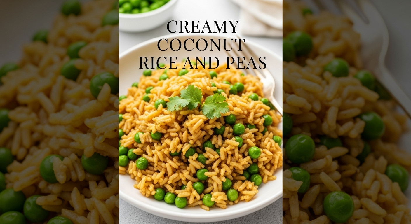 Healthy Creamy Coconut Rice and Peas: A Caribbean Classic Recipe