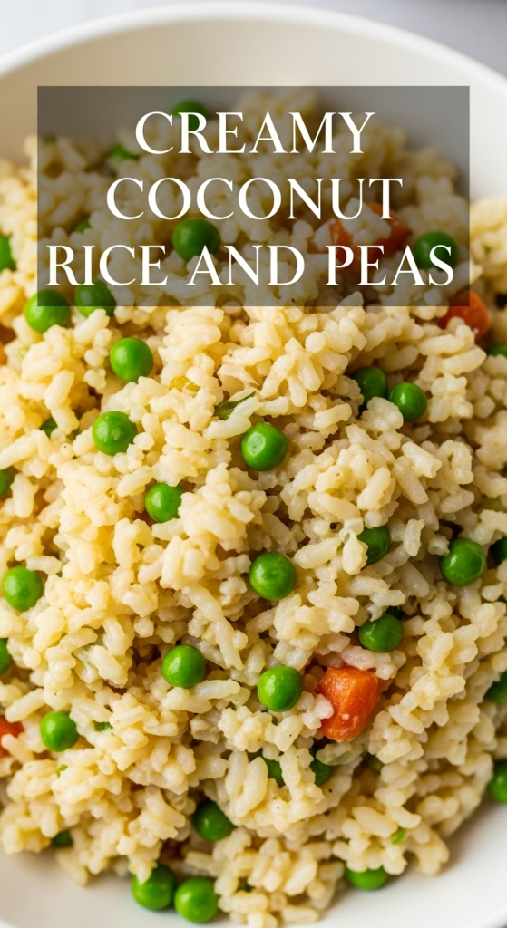 Healthy Creamy Coconut Rice and Peas: A Caribbean Classic Recipe