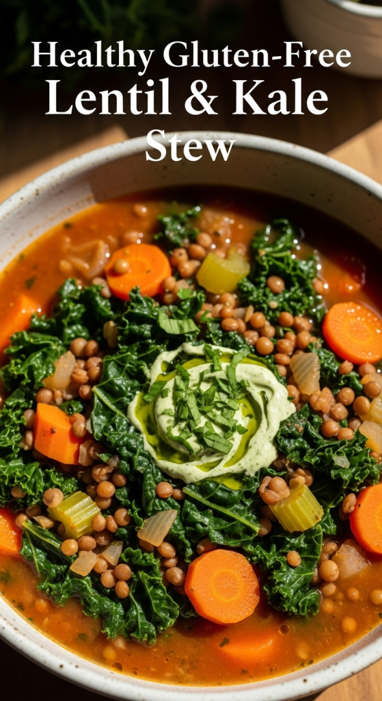 Healthy Gluten-Free Lentil & Kale Stew: Protein-Packed Powerhouse