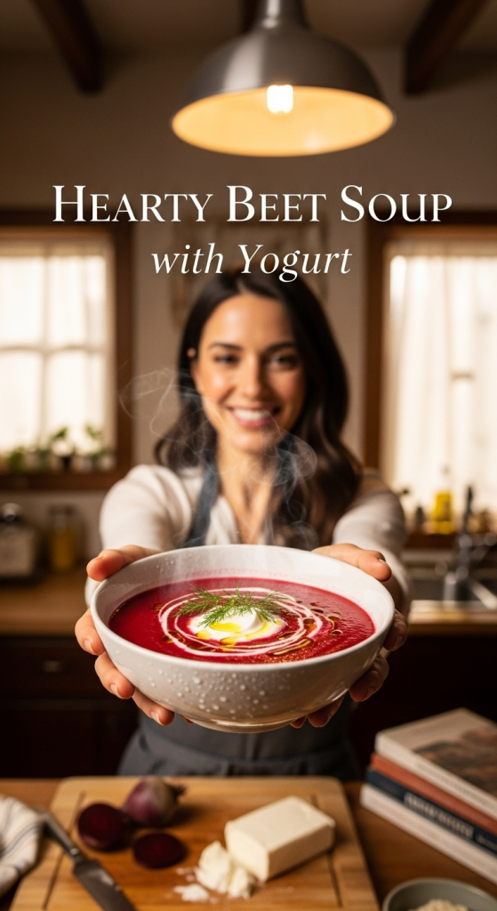 Hearty Beet Soup with Yogurt Savor the Bold Flavors
