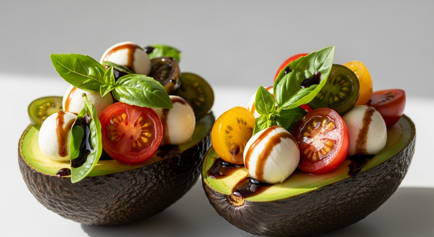 How to Make Best Caprese Stuffed Avocados Fresh & Flavorful