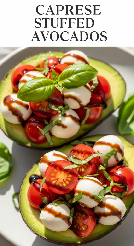 How to Make Best Caprese Stuffed Avocados: Fresh & Flavorful