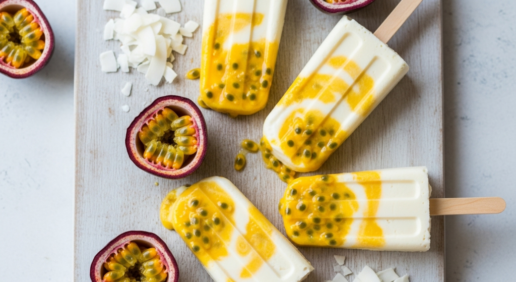 How to Make Passion Fruit & Coconut Popsicles: Amazing Tropical Bliss