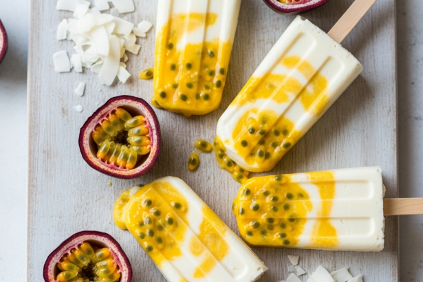 How to Make Passion Fruit & Coconut Popsicles: Amazing Tropical Bliss