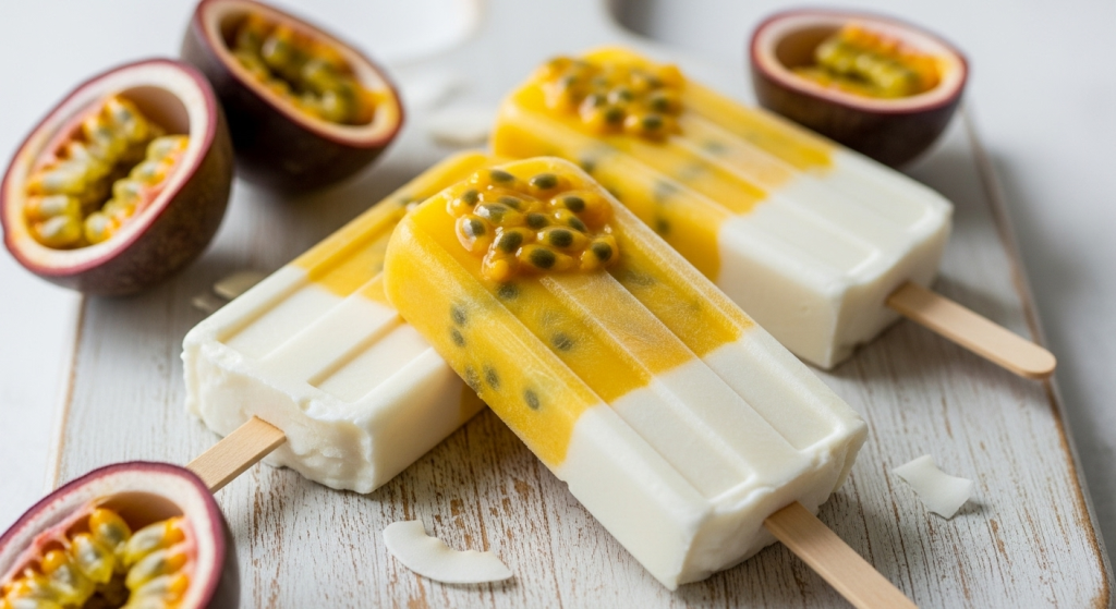 How to Make Passion Fruit & Coconut Popsicles: Amazing Tropical Bliss