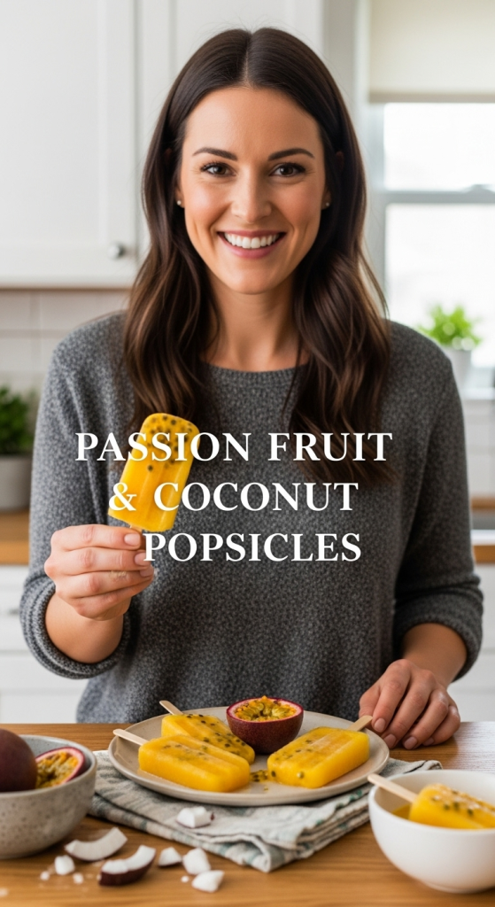 How to Make Passion Fruit & Coconut Popsicles Amazing Tropical Bliss