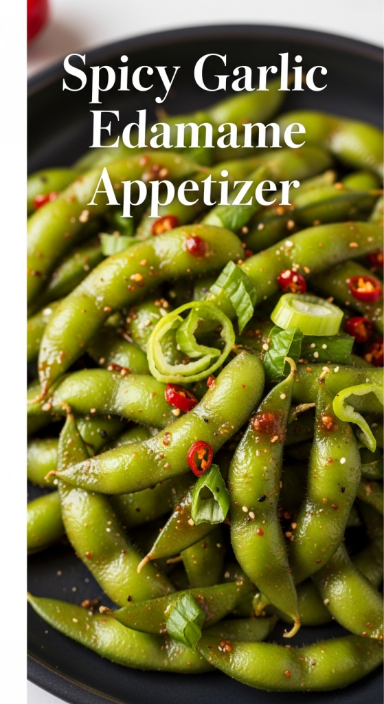 How to Make a Perfect Spicy Garlic Edamame Appetizer: Fiery Flavor Kick