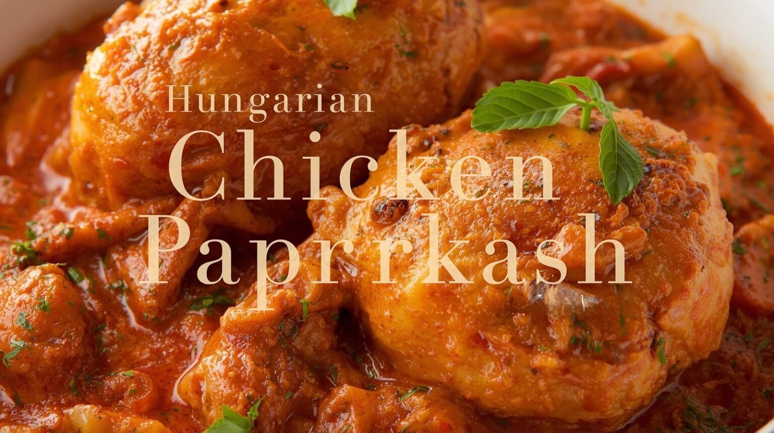 Hungarian Chicken Paprikash A Flavorful Traditional Delight