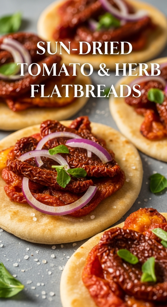 Incredible Sun-Dried Tomato & Herb Flatbreads Savory Flavor Unveiled
