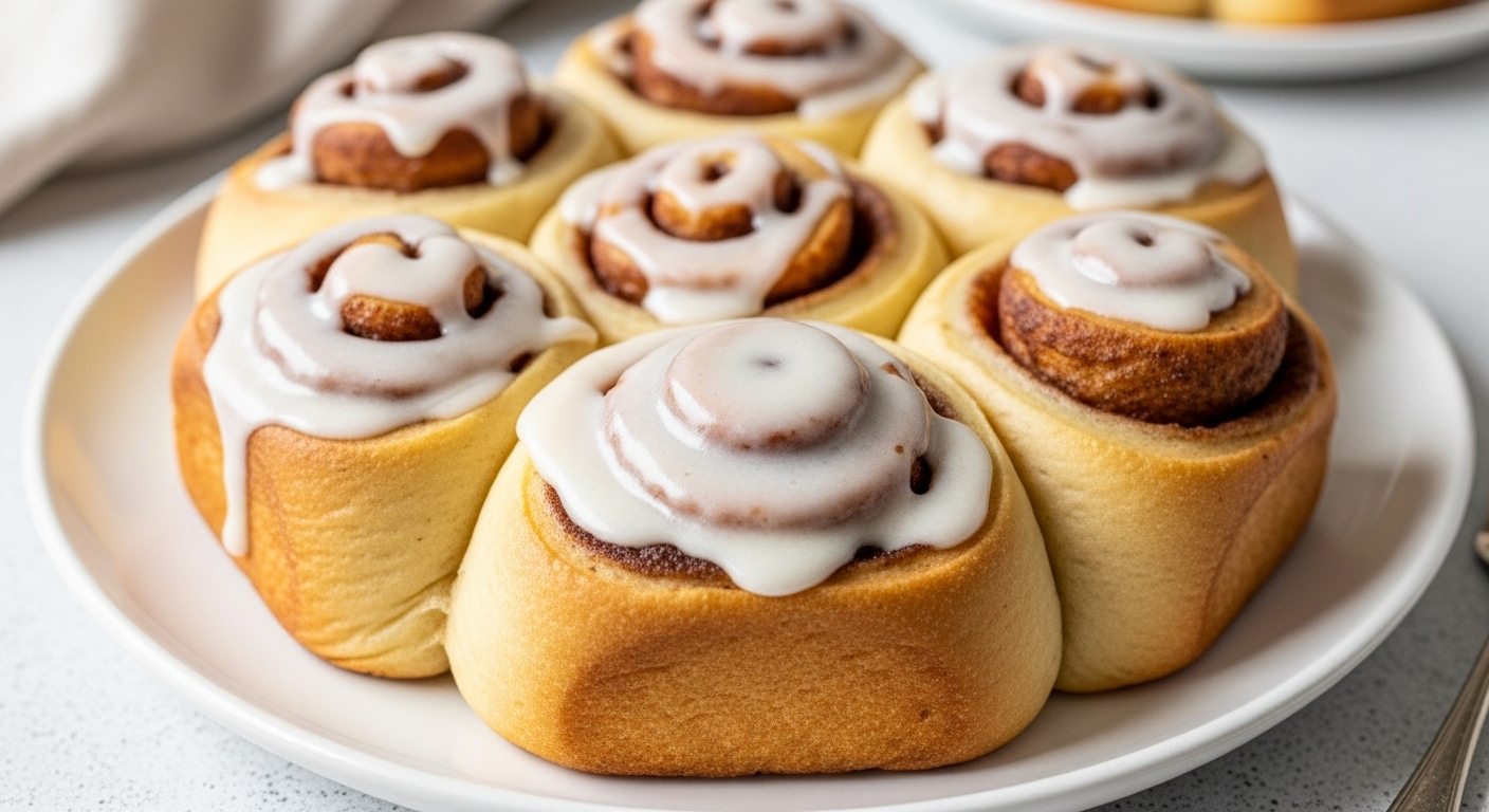 Irresistible Gooey Vegan Cinnamon Rolls with Dairy-Free Icing