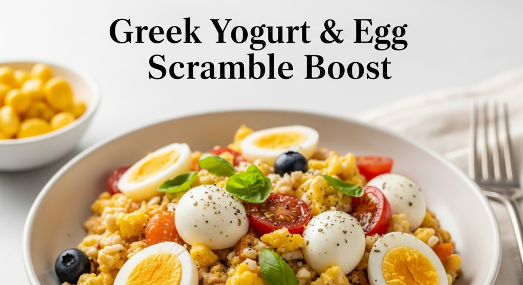 Irresistible Greek Yogurt & Egg Scramble Boost: Power-Packed Mornings