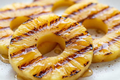 Irresistible Grilled Pineapple Drizzled with Honey & Cinnamon: Sweet Heat