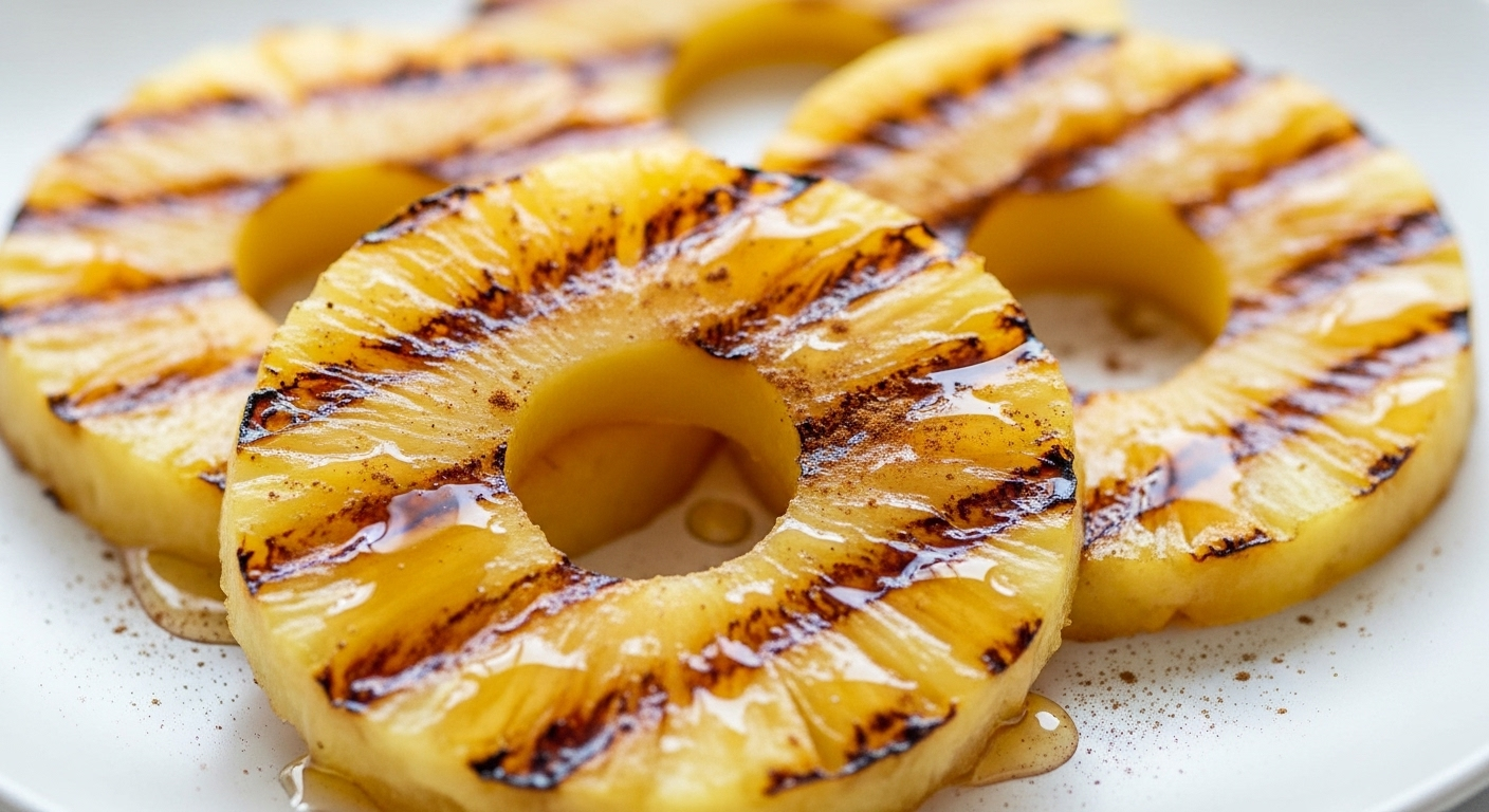 Irresistible Grilled Pineapple Drizzled with Honey & Cinnamon: Sweet Heat