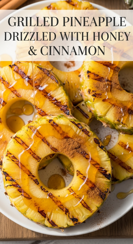 Irresistible Grilled Pineapple Drizzled with Honey & Cinnamon: Sweet Heat