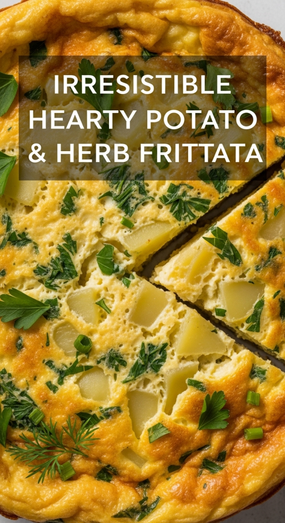 Irresistible Hearty Potato & Herb Frittata: A Flavorful Morning Treat