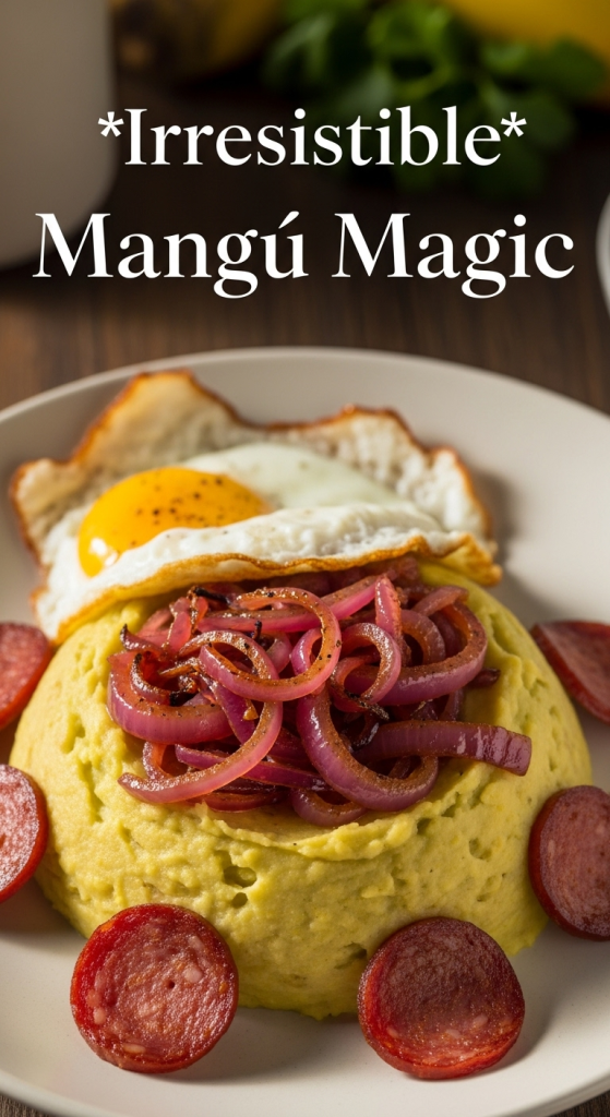 Irresistible Mangú Magic: Dominican Mashed Green Plantains with Onions