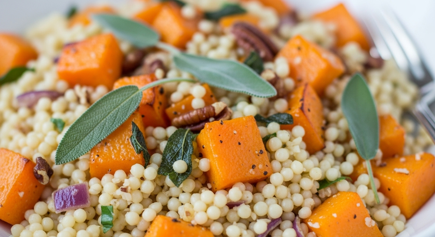 Irresistible Pearl Couscous Bliss Roasted Butternut & Sage Harmony