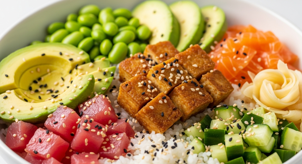 Irresistible Sushi Bowls with Ahi or Tofu: Flavor-Packed Deconstructed