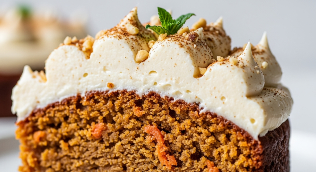 Paleo Carrot Cake Delight Creamy Cashew Frosting Bliss 