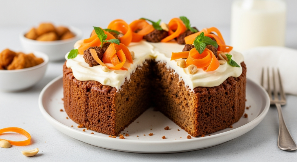 Paleo Carrot Cake Delight Creamy Cashew Frosting Bliss