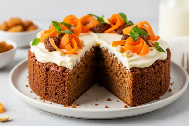 Paleo Carrot Cake Delight Creamy Cashew Frosting Bliss