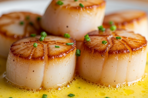 Pan-Seared Scallops with Zesty Yuzu Butter