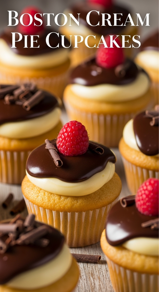 Perfect Boston Cream Pie Cupcakes: A Classic Dessert Reimagined