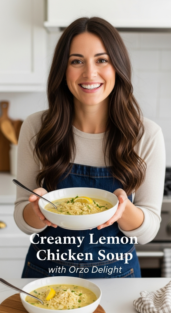 Perfect Creamy Lemon Chicken Soup with Orzo Delight: Zesty Comfort