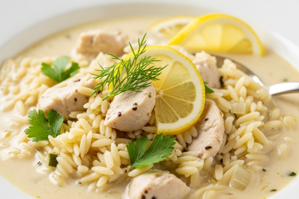 Perfect Creamy Lemon Chicken Soup with Orzo Delight: Zesty Comfort