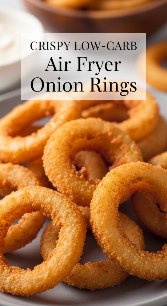 Perfect Crispy Low-Carb Air Fryer Onion Rings: Crunchy Bliss