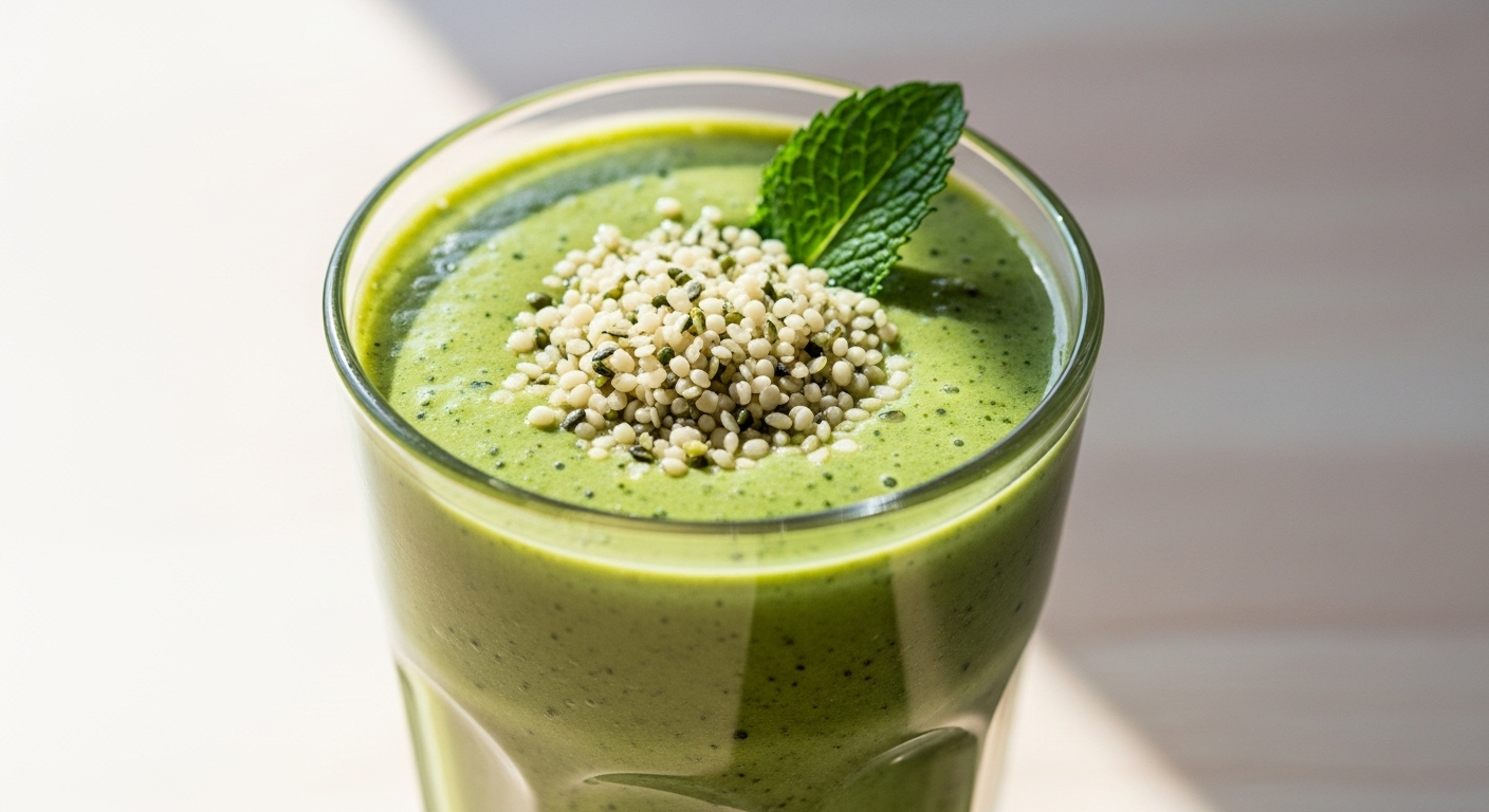Quick Energizing Matcha & Hemp Protein Smoothie: Boost Your Day