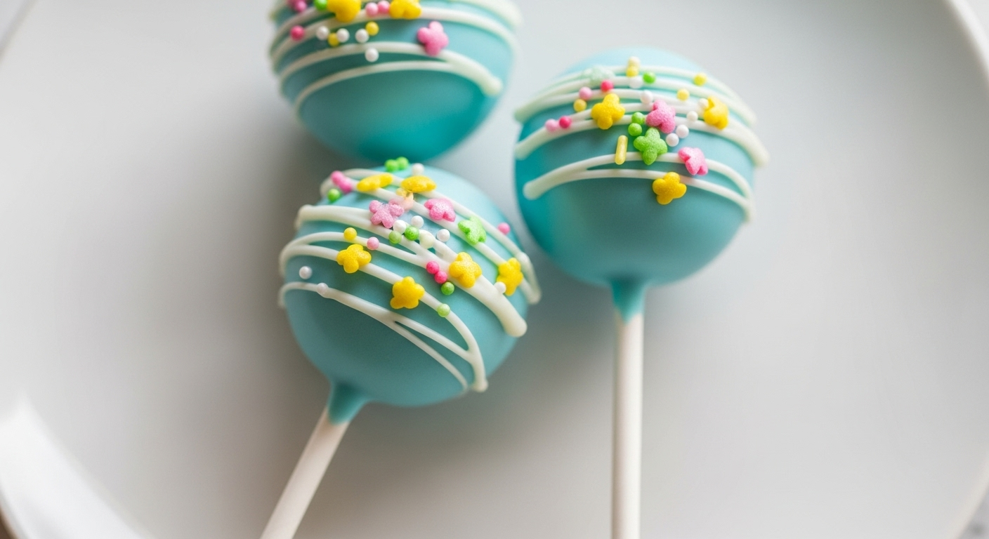 Rattle Cake Pops Sweet Treats for Baby Shower Bliss