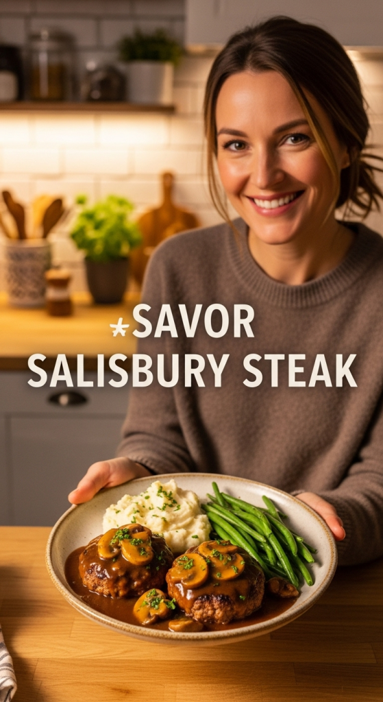 Savor Salisbury Steak Rich Mushroom Gravy Delight