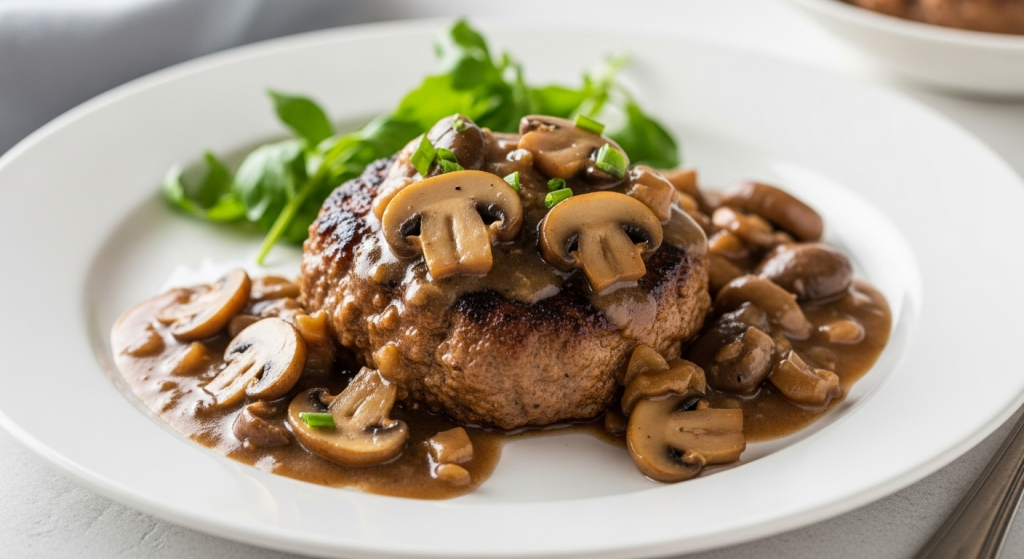 Savor Salisbury Steak Rich Mushroom Gravy Delight