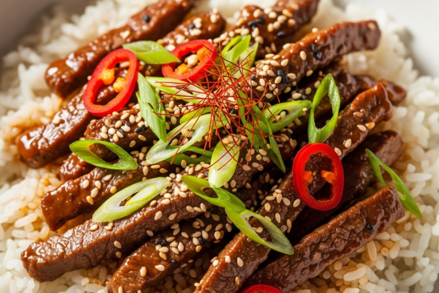 Savory Beef & Rice Bowl Unlocking the Amazing Sweet Sauce Twist