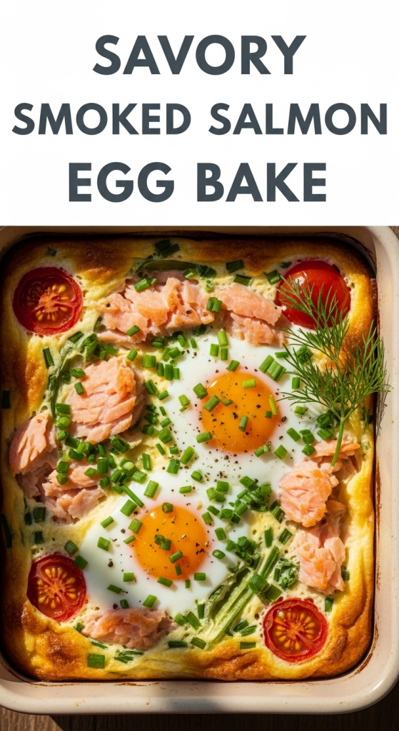 Savory Smoked Salmon Egg Bake Best Breakfast