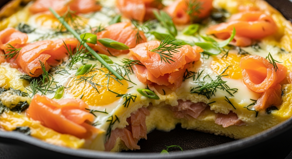 Savory Smoked Salmon Egg Bake Best Breakfast