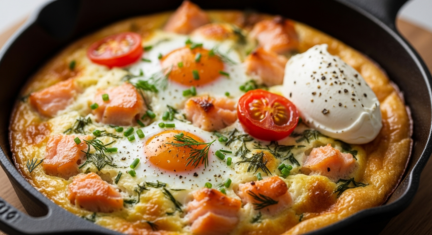 Savory Smoked Salmon Egg Bake Best Breakfast