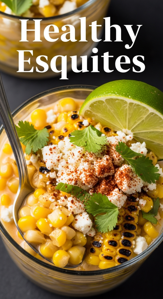 Simple and Healthy Esquites: Zesty Street Corn in a Cup with Lime & Cheese