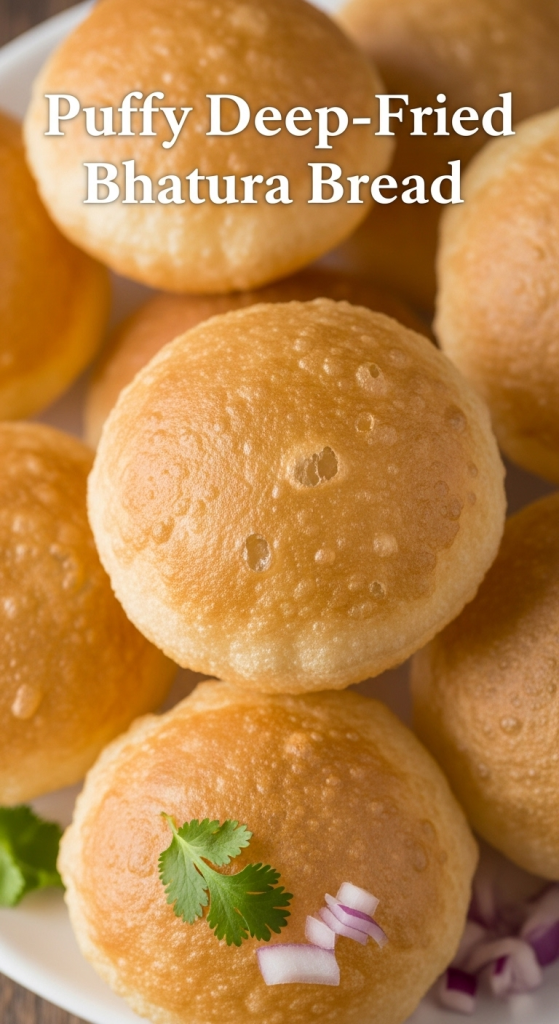 The Art of Puffy Deep-Fried Bhatura Bread: Ultimate Crispy & Soft