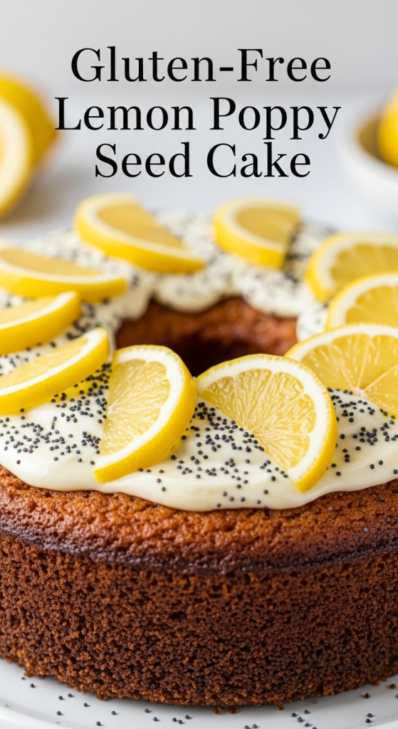 The Ultimate Gluten-Free Lemon Poppy Seed Cake: Zesty Delight